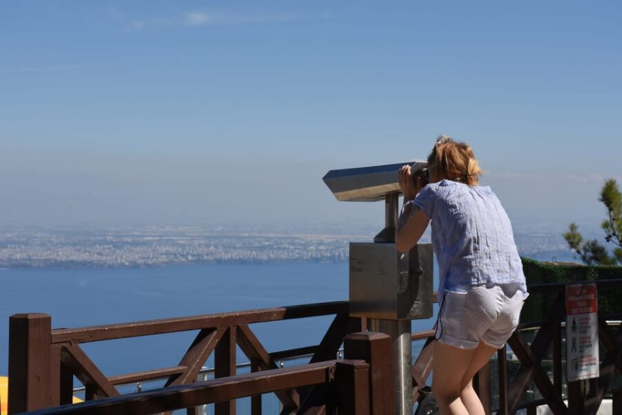 City of Side: City Tour including Waterfalls and Cable Car - Tunektepe cable car (opened 2010): 1706 meters of big views