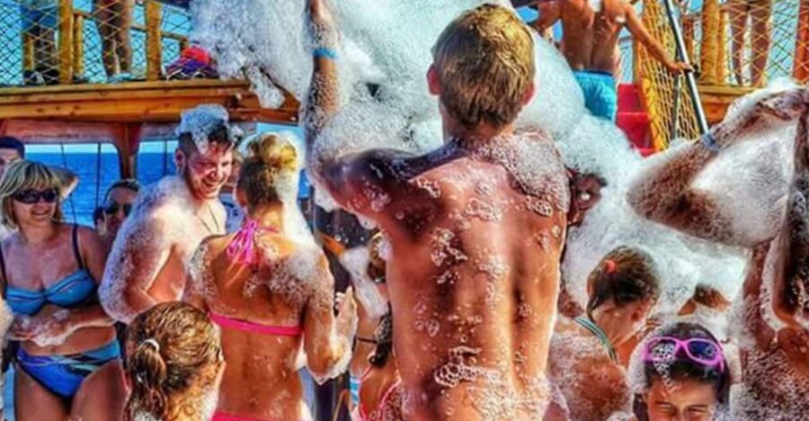 City of Side: Dolphin Island Boat Tour with BBQ & Foam Party - Manavgat River Cruise and the First Swim Stop