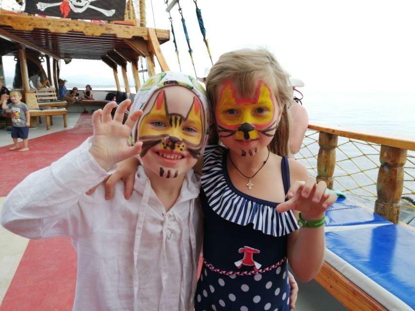 City of Side: Dolphin Island Boat Tour with BBQ & Foam Party - Karaburun Bay area: third swim stop and more dolphin spotting