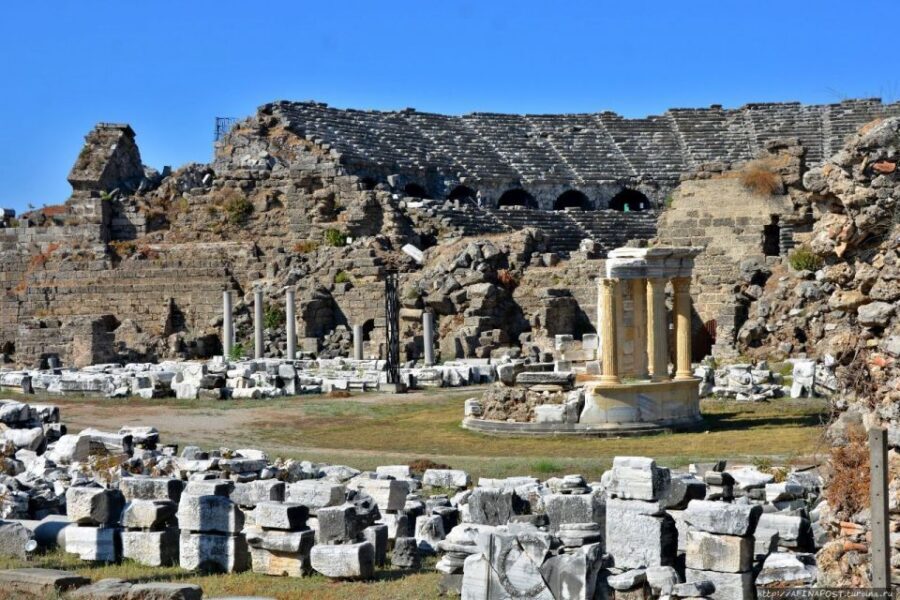City of Side: Eagle Canyon w/ Optional Selge or Rafting Tour - River Lunch and Selge’s Roman Theatre (When You Choose the Option)