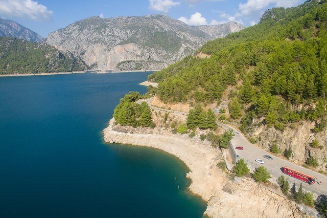 City of Side: Electric Catamaran Cruise & Lunch & Waterfall - Seleukia (Lybre) ruins: Roman sightseeing without the heavy commitment
