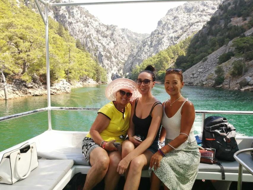 City of Side: Green Canyon Boat Tour with Lunch and Drinks - Swimming in the turquoise waters (and fishing on the lake)