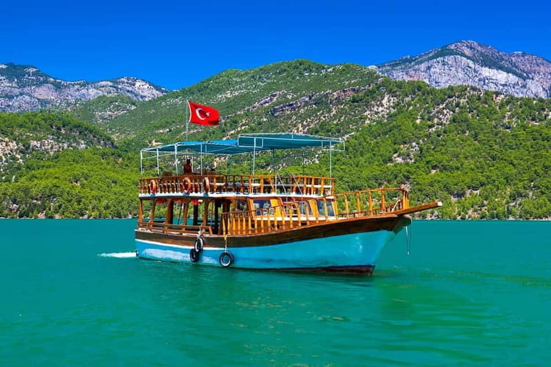 City of Side: Green Canyon Boat Trip w/Unlimited Soft Drinks - The swimming break: fun, but plan for logistics