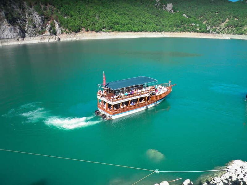 City of Side: Green Canyon Boat Trip w/Unlimited Soft Drinks - Lakeside lunch: what’s included and what to watch