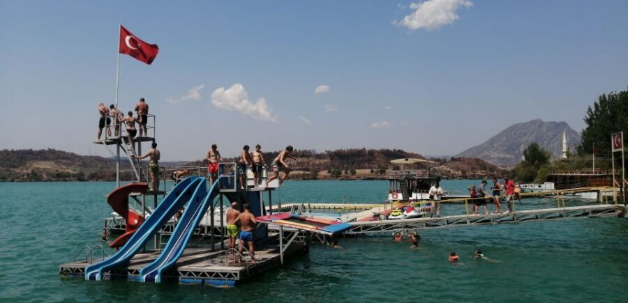 City of Side: Green Canyon Jeep Tour, Boat Trip & Waterfall - Green Lake Boat Cruise and Swim Break: The Part You’ll Actually Remember