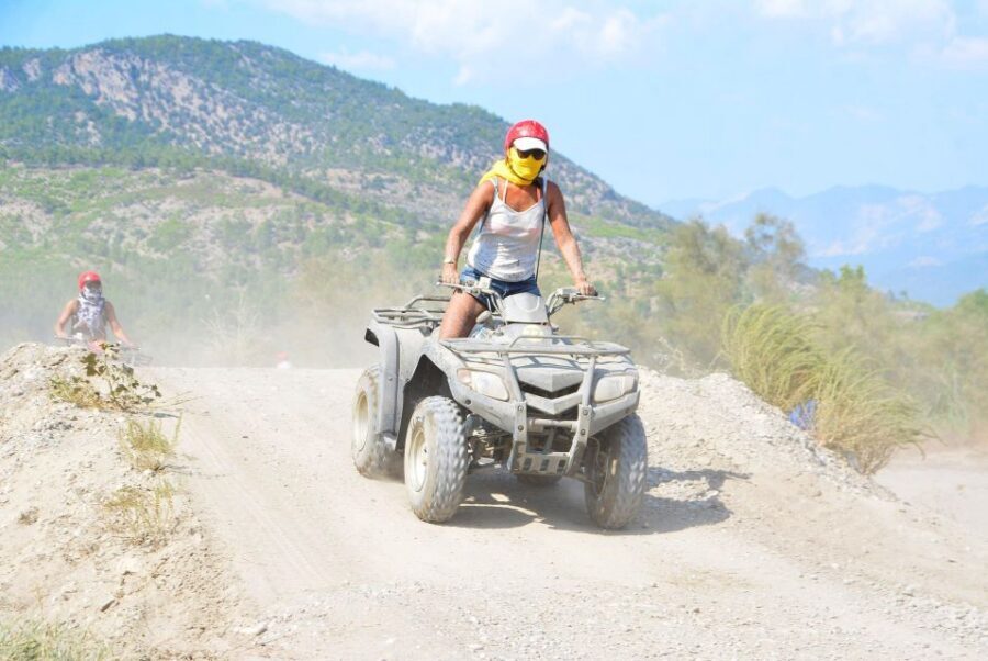 City of Side: Guided Quad Bike Riding Experience - Entering the Taurus Mountains on a Quad From Side