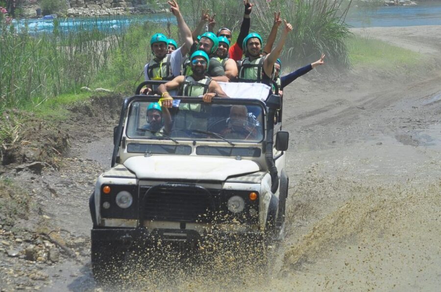 City of Side: Rafting, Zipline, Jeep, Buggy and Quad Combo - Zipline Over the River: Short Flight, Big Views