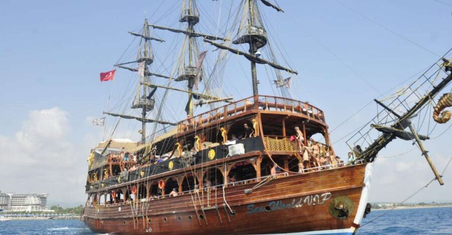 City of Side: Side & Caretta Bay Boat Trip w/ Lunch & Drinks - Manavgat River to Caretta Bay: how the day flows