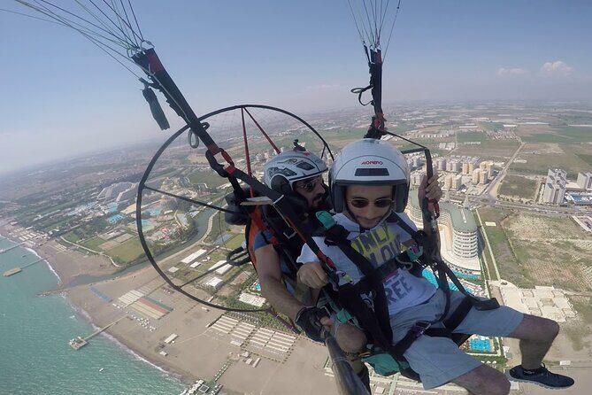 Experience Excitement With Paramator or paragliding. - Lara Beach, Kundu hotels, and the Mediterranean: what you’re actually seeing