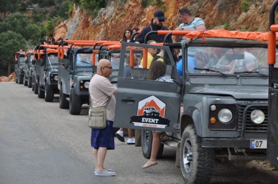 From Alanya: Jeep Safari Tour with Lunch at Dim River - Dim Cave visit: a solid chunk of sightseeing time
