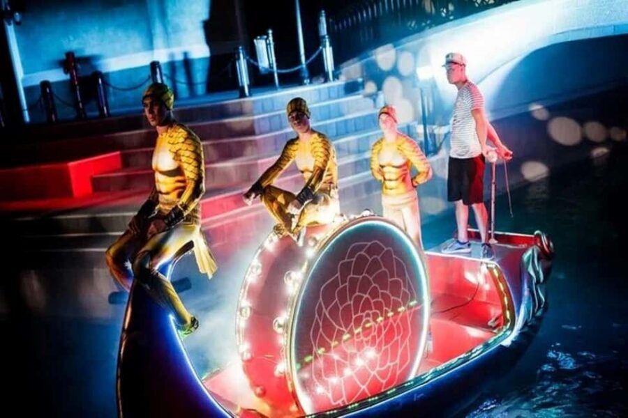 From Alanya: Land of Legends Night Show with Hotel Transfers - The night highlights: boat parade, fairy-tale characters, lasers, and music