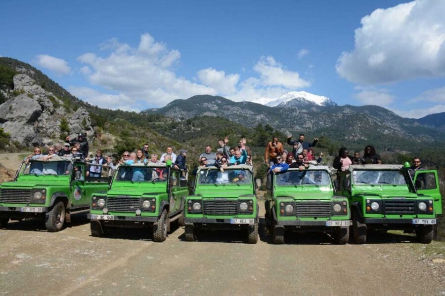 From Alanya: Obacay River Jeep Safari and Picnic Lunch - From Alanya pickup to mountain views: how the day starts
