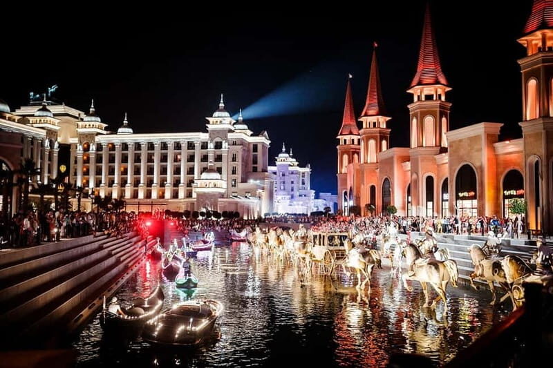 From Alanya, Side, Antalya: The Land of Legends Night Show - Timing that actually affects your day: from pickup to 23:00 return