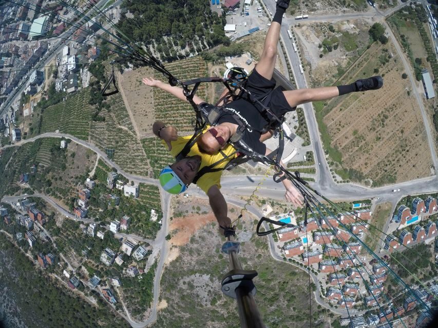From Alanya: Tandem Paragliding With Transfer and Insurance - Price check: $53 upfront, plus €20 take-off fee and optional €60 video