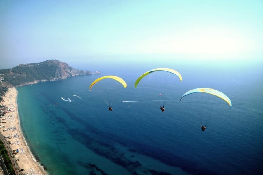 From Antalya, Belek, Side Alanya Paragliding Experience - Landing back on Cleopatra Beach: gentle finish, real keepsake