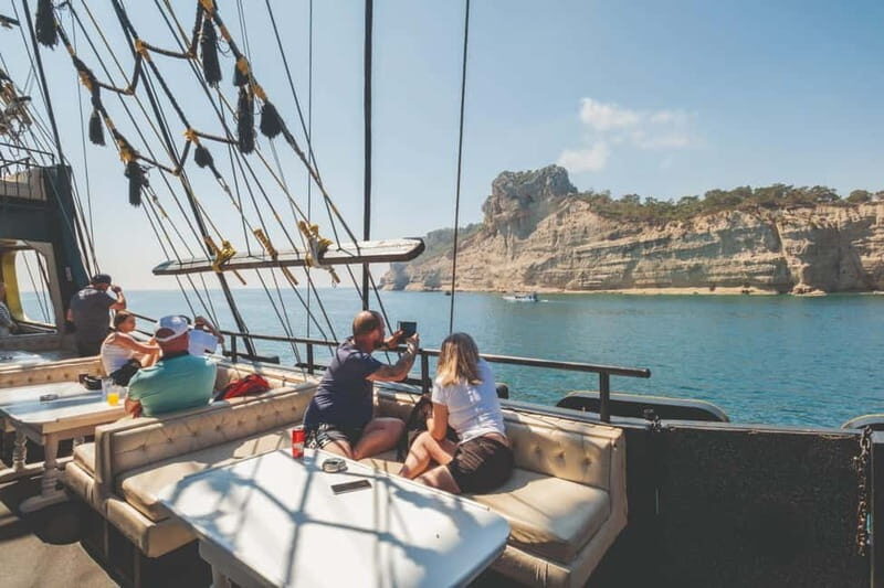 From Antalya/Kemer: All-Inclusive Party Boat with Lunch - Phaselis Bay Lunch Stop: The Most Convenient Swim + Eat Combo