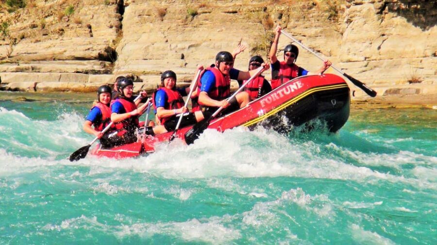From Antalya: River Rafting in the Köprülü Canyon - Language and group setup: English/Russian guide and shared rafts