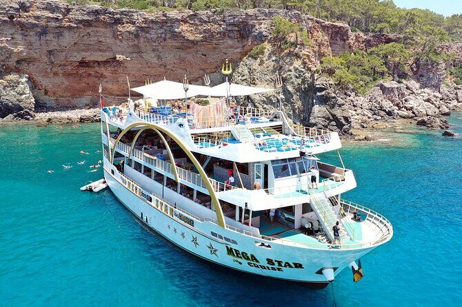 From Antalya To Kemer Mega Star Boat Trip w/Free Transfer - Cennet Bay and Kiris: Water time plus the “party at sea” vibe