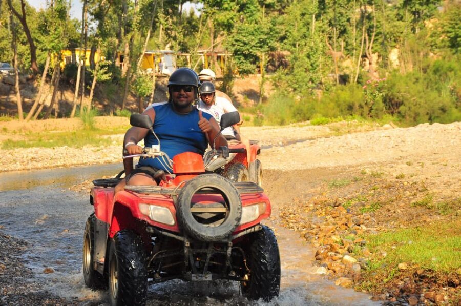 From Belek, Antalya Thrilling Quad Safari Adventure - Automatic quads and the practice ride: the moment you stop worrying