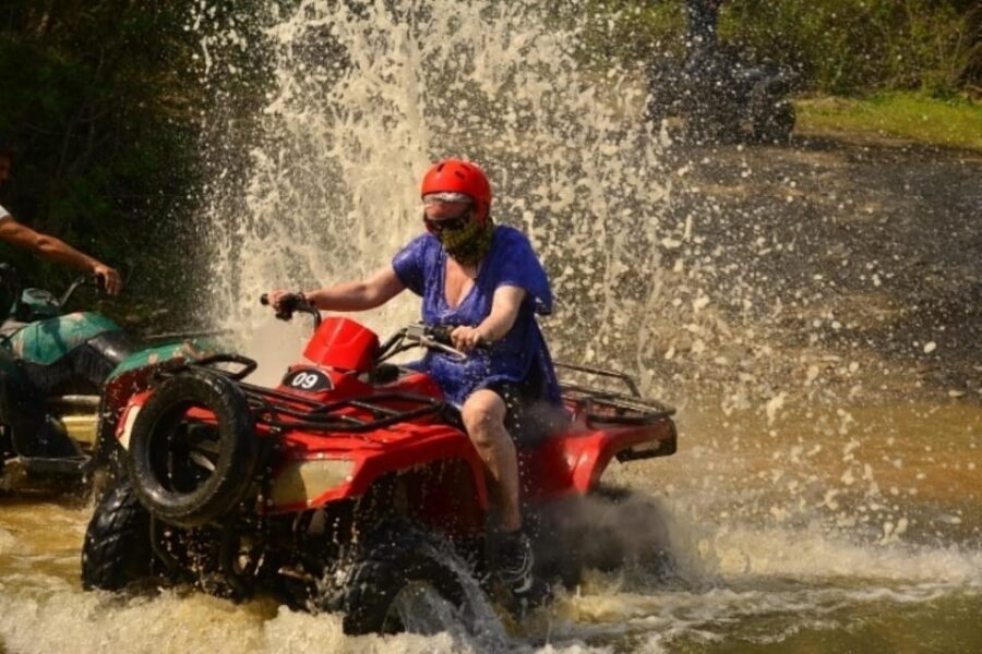 From Belek, Antalya Thrilling Quad Safari Adventure - Water crossings and the swim break: the best change of pace