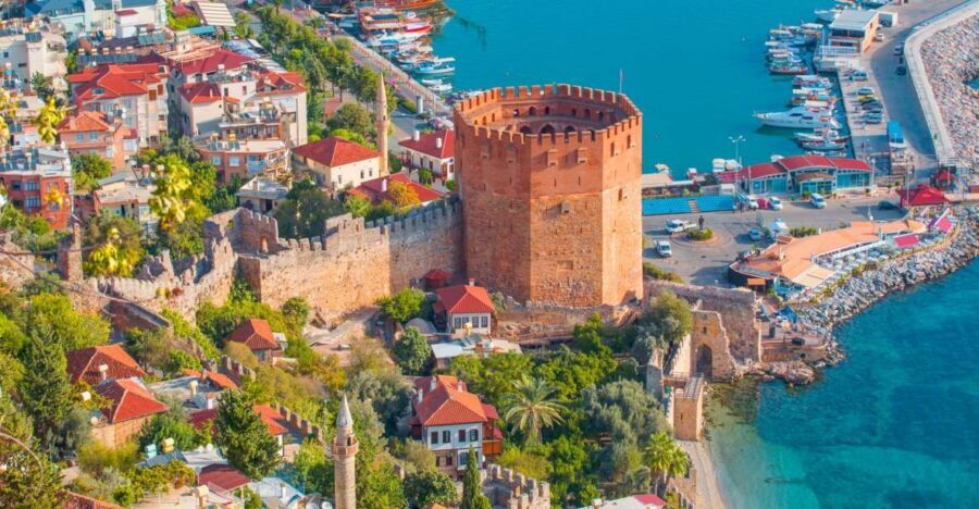 From City of Side: Alanya Guided Tour with Boat Trip & Lunch - Alanya Harbor Boat Trip: Pirates, Lovers, and Phosphoric Caves From the Water