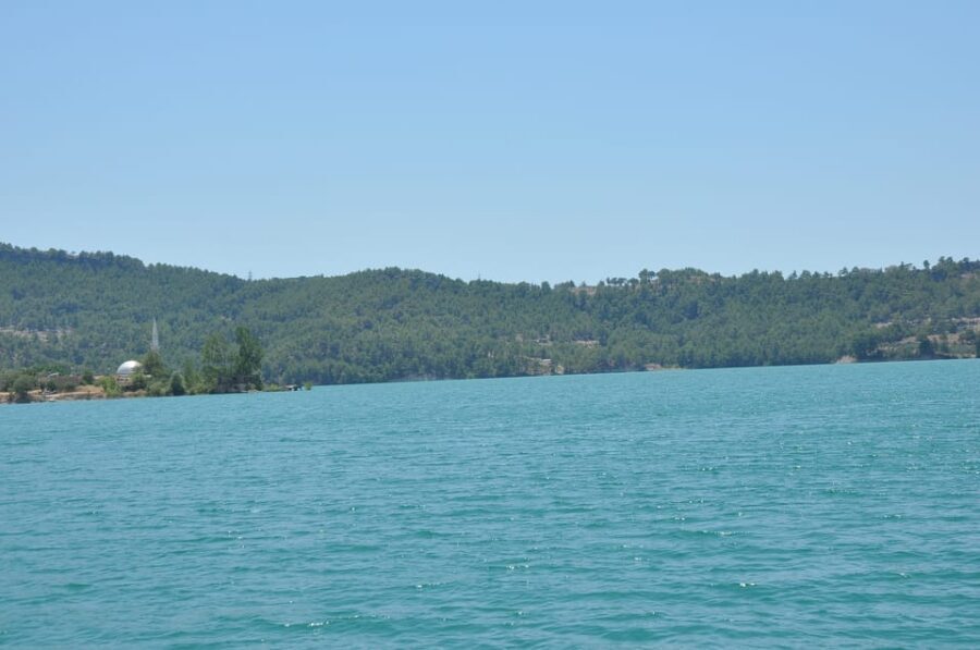 From City of Side: Cabrio Bus Safari & Boat Tour with Lunch - Green Canyon viewpoints and the Green Lake lunch break