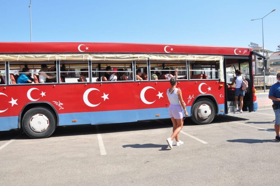 From City of Side: Cabrio Bus Safari & Boat Tour with Lunch - Manavgat Waterfalls: the best moment for spray, and why the ticket matters