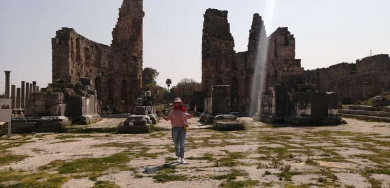 From City of Side: Perge, Aspendos & Kurşunlu Waterfall Trip - Perge Ancient City: walking the streets where daily life was staged