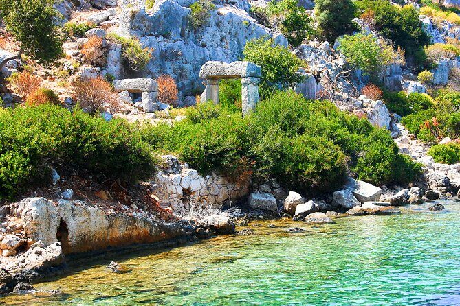 From Demre: Day Trip to Kekova by Boat - The Simena underwater ruins viewing stop: when you skip the castle walk