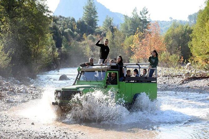 Full Day Jeep Safari in Antalya With Lunch - Water fights between jeeps: hilarious, but come prepared