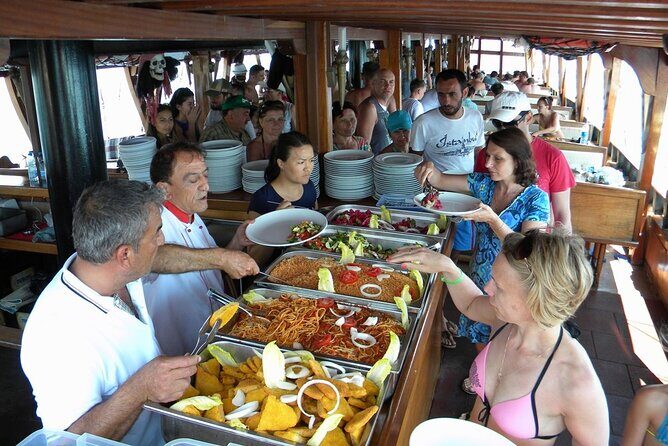 GONSTER : Luxury Pirate Boat Trip Lunch & Soft Drinks & Transfer - Stop-by-stop: the sea route that mixes photos and swimming