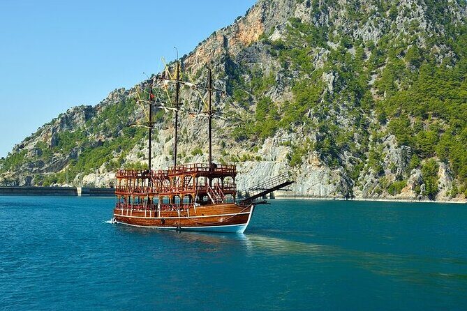 Green Canyon Boat Trip from Side - Stop 1 in Side and the Oymapınar dam-lake break