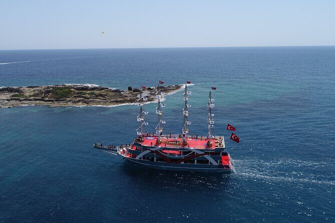 Half Day Boat Tour in Side, Turkey - Caretta Bay at Side Harbour: the foam party and why it works