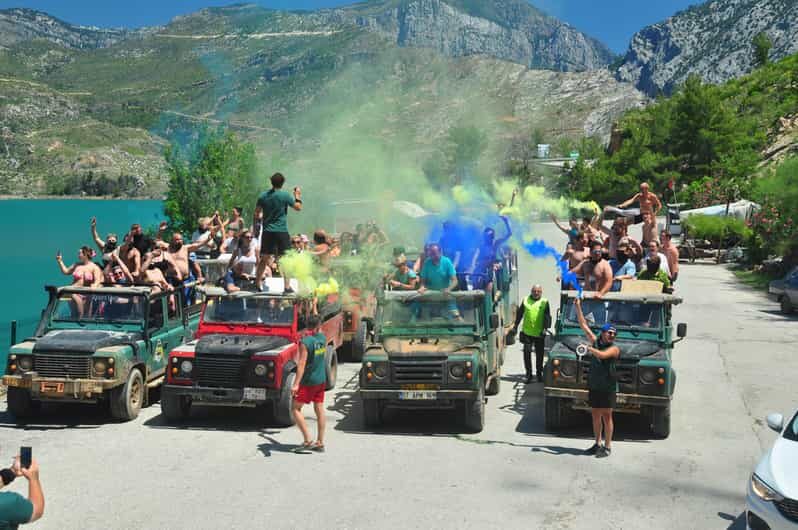 Jeep Safari-Lunch-Boat-Canyon-Waterfall-Foam,Water Party - Green Lake (Oymapınar): where you switch from watching to doing