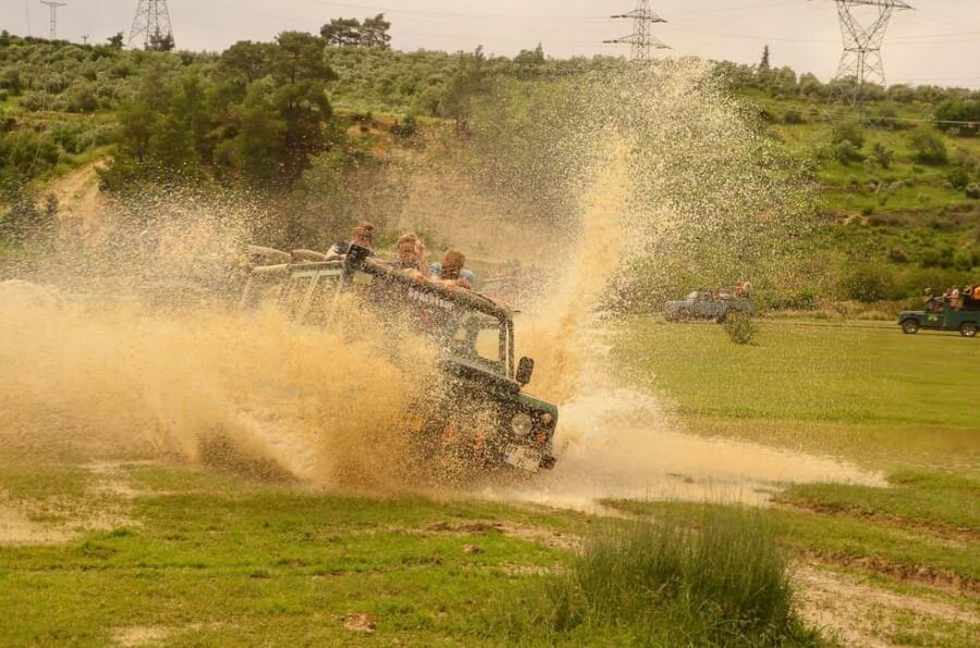 Jeep Safari-Lunch-Boat-Canyon-Waterfall-Foam,Water Party - Boat trip: optional, but often the best reset