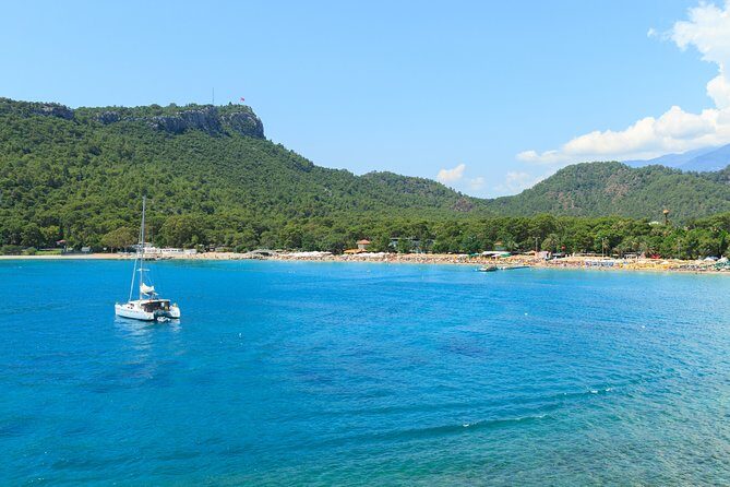 Kemer Pirate Boat Trip - Korsan Koyu (Pirate Bay): the included final swim moment