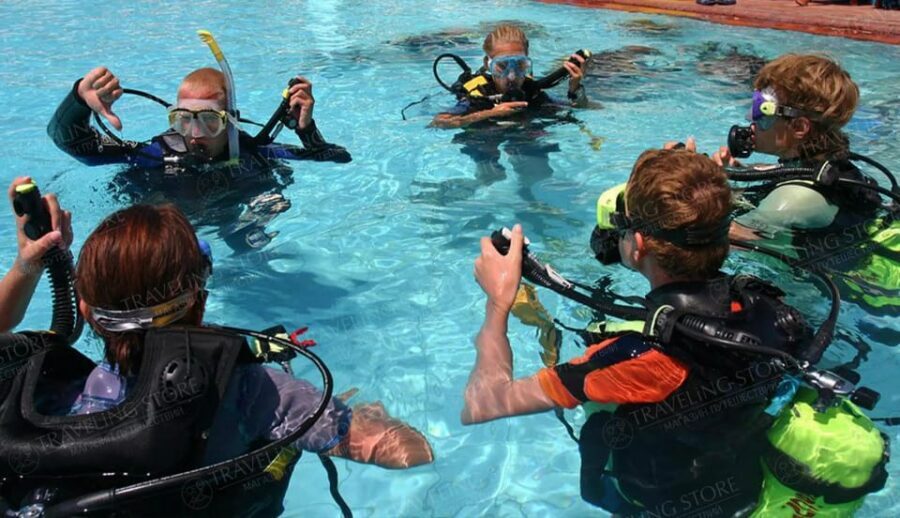 Kemer Scuba Diving with Expert Diving Option - Second underwater session: caves and reefs close up