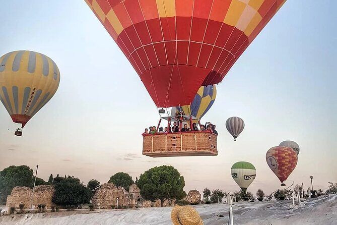 Pamukkale Hot Air Balloon Ride Certificate and 2 Meals in Antalya - Terraces of Pamukkale: calcium walking and thermal-water realism