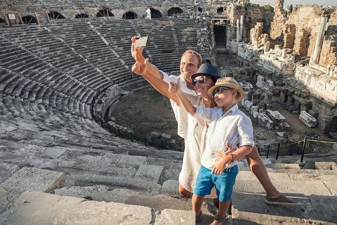 Perge, Aspendos and Waterfalls Sightseeing Tour - Side: ruins, beaches, and the Temple of Apollo area