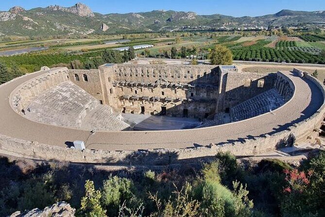 Perge Aspendos Aquaduct Side with Waterfall - Perge Antik Kenti: Roman city scale, plus a stadium worth your feet