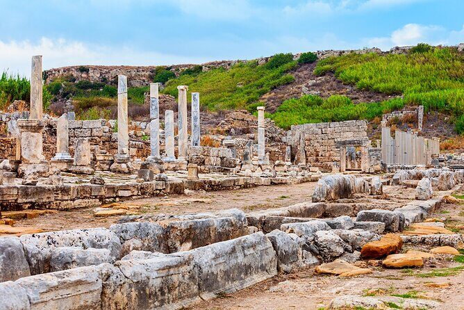 Perge Aspendos Aquaduct Side with Waterfall - How the guide improves every stop