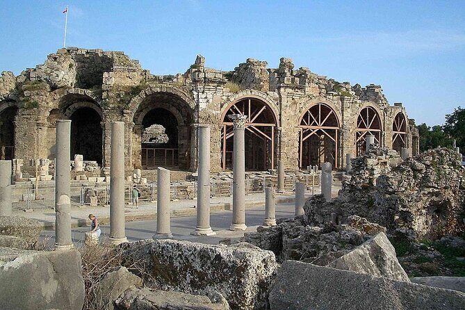 Perge Aspendos Side the Historical sites of Antalya - Manavgat Waterfall: Foaming Water, Tea Gardens, and a Cool Finale