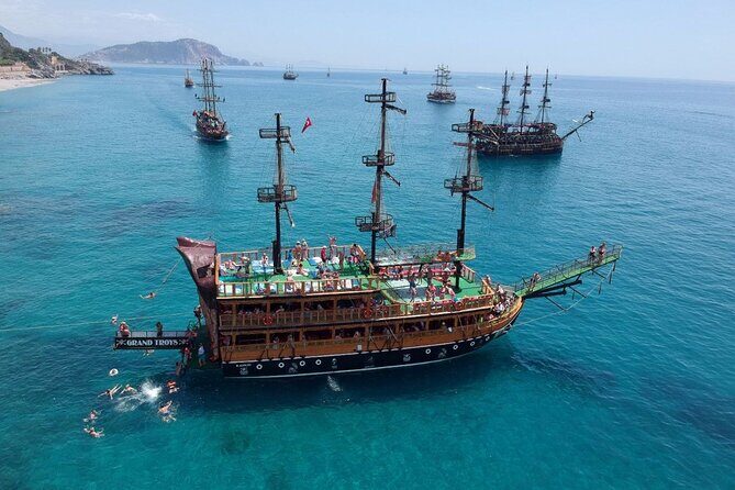 Pirate Boat Tour With Foam Party in Alanya - How the 6-hour day works (4.5–5 hours on the boat)