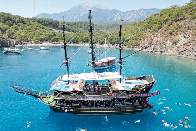 Pirates Boat Trip with optional Pick Up - Drop Off from Antalya - Key things to know before you go