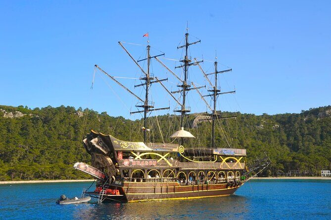 Pirates Boat Trip with optional Pick Up - Drop Off from Antalya - Paradise Bay: your first real swim stop