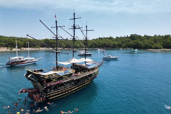 Pirates Boat Trip with optional Pick Up - Drop Off from Antalya - Phaselis Koyu: another hour of water, a different feel