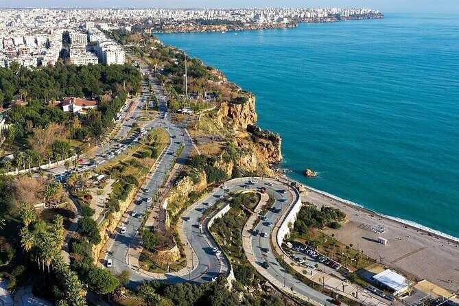 Private Guided Antalya City Tour - Upper Düden Waterfalls with a paid ticket and plenty of spray