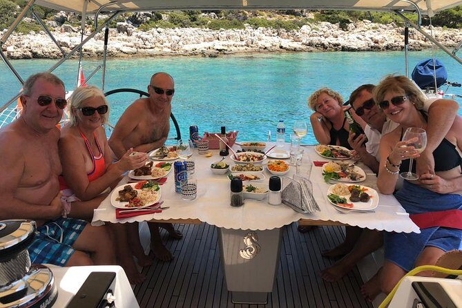 Sailing Day Tour with skipper and private chef in Kas Islands - Cukurbag Peninsula and the underwater war tank spot