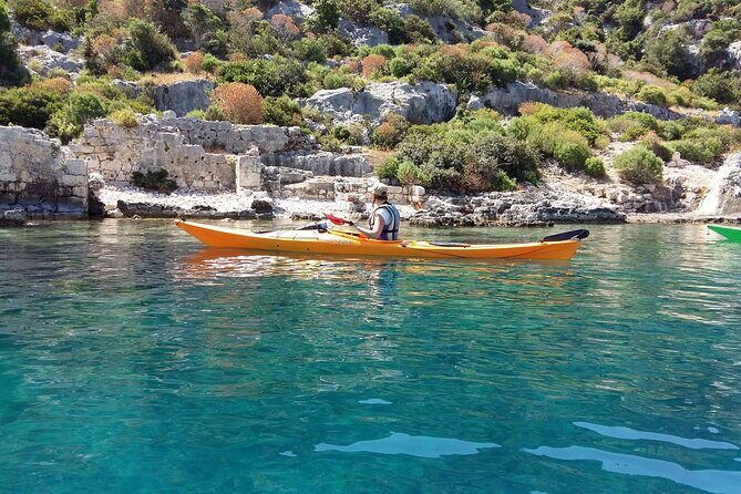 Sea Kayak Tour Over the Sunken City of Kekova Kas(Small Groups) - Stop 2: Tersane Koyu—classic coastline time