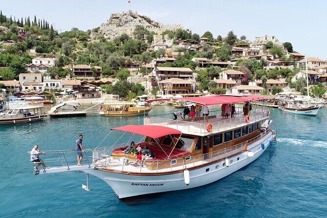 Shared Sunken City of Kekova Boat Tour including lunch - The boat you’re on: traditional look, modern comfort